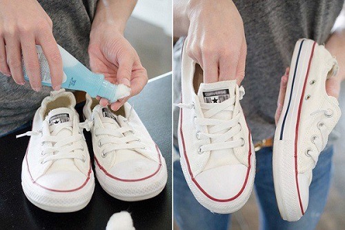 Cách làm sạch giày trắng đơn giản tại nhà