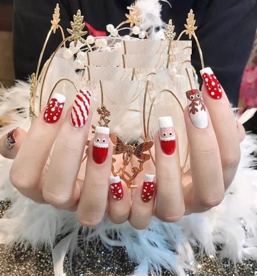 Những mẫu nail siêu đẹp dịp Noel khiến ai cũng phải ngoái nhìn